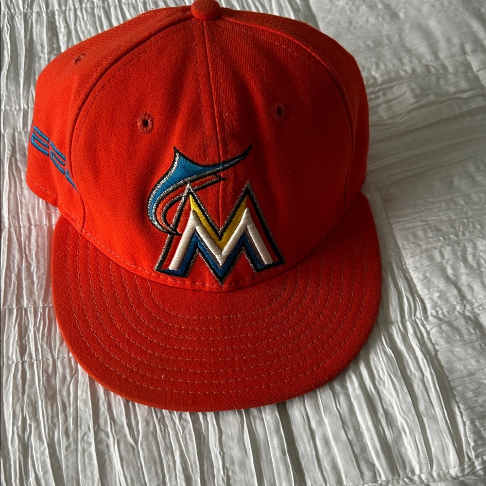 New Era Black and Orange 59FIFTY Cap